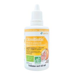 CitroBiotic Extrait de pépins de pamplemousse biologique 60 ml - Système immunitaire et fatigue