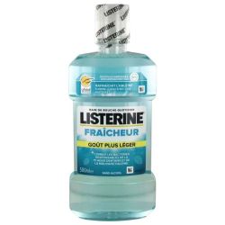 Listerine Bain de Bouche Fraîcheur Goût Plus Léger - 500 ml