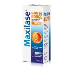 Maxilase Maux de Gorge Sirop Mandarine - 200ml