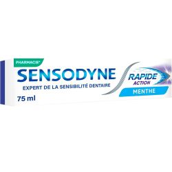 Sensodyne Rapide Action - Dentifrice Dents Sensibles - 75ml - Soulage les dents sensibles