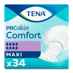 Tena Comfort ProSkin Maxi - Protection Anatomique - 34 protections