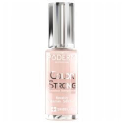 Poderm Color Strong Vernis Durcisseur - 8ml - Couleur : Rose Poudré - Renforce, protège et sublime les ongles