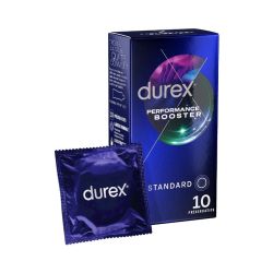 Durex Performance Booster Préservatifs à effet retardant x10