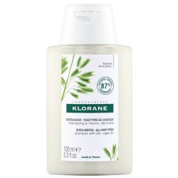 Klorane Shampoing Extra‑Doux au Lait d'Avoine Tous Types de Cheveux - 100ml