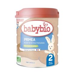 Babybio Primea 2 Lait en Poudre 6-12 mois - 800g