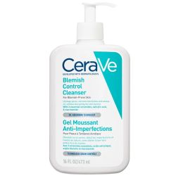 CeraVe Gel Moussant Anti-Imperfections - 473ml - Nettoyant purifiant à l’acide salicylique pour peaux acnéiques