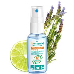 Puressentiel Assainissant Lotion Spray Antibacteriens Mains Et Surfaces - 25ml - Nettoie, assainit et hydrate