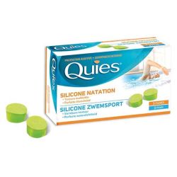 Quies Protection Auditive Silicone Spécial Natation 3 paires