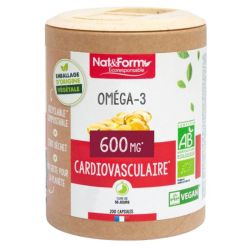 Nat&Form Écoresponsable Oméga-3 Système Cardiovasculaire - 200 Gélules
