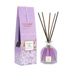 Collines de Provence Bouquet Parfumé Patchouli & Tonka 100ml – parfum d’intérieur chaleureux