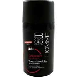 BcomBIO Homme Déodorant Peaux Sensibles - 50 ml - Protège efficacement et respecte la peau