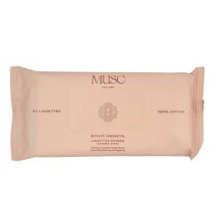 Musc Intime Lingettes Intimes Monoï Oriental x30 –-98% d'origine naturelle testées sous contrôle gynécologique