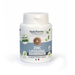 Nat&Form Zinc Liposomal - 60 Gélules