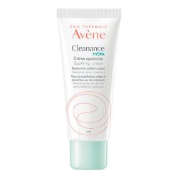 Avène Cleanance Hydra Crème Apaisante - 40 ml - Soin réparateur pour peaux fragilisées