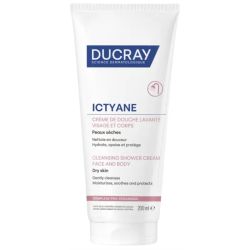 Ducray Ictyane Crème de Douche Lavante Peaux Sèches 200ml – Hygiène et nutrition