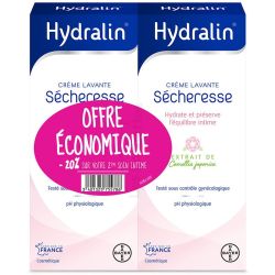 Hydralin Soin Lavant Intime Sécheresse - Lot 2 x 200 ml – Hydratation & Confort