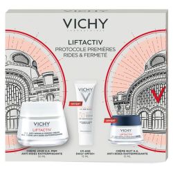 Vichy Coffret LiftActiv H.A. - Crème Anti-Rides Raffermissante 50 ml + 2 Soins OFFERTS