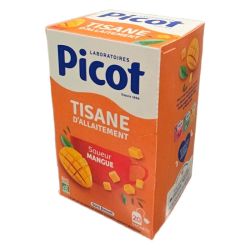 Picot Tisane d'Allaitement - 20 sachets - Saveur Mangue - Favorise la lactation