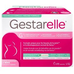 Iprad Gestarelle G+ Préconception, Grossesse et Allaitement - 90 Capsules - Soutien complet pour maman et bébé