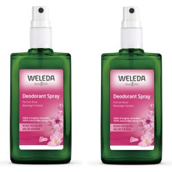 Weleda Déodorant Spray à la Rose Musquée Lot de 2 x 100ml – Féminité et fraîcheur florale