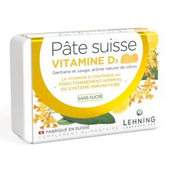 Pâte Suisse Vitamine D3 Système Immunitaire - 40 Gommes