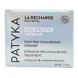 Patyka La Recharge Soin Pro-Hyaluronic Intensif 50 ml - Cure de nuit repulpante aux 3 acides hyaluroniques