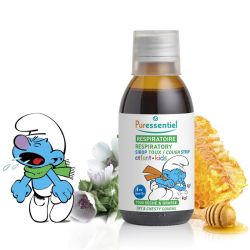 Puressentiel Respiratoire Sirop Enfant Toux Sèche & Grasse 140 ml – Calme la toux, hydrate le mucus et protège la gorge dès 1 an