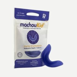 Machouyou MachouKid – gouttière dentaire enfant 6-11 ans - 24 dents - Myrtille (bleu)