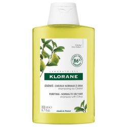 Klorane Légèreté - Cheveux Normaux à Gras Shampoing au Cédrat - 200 ml