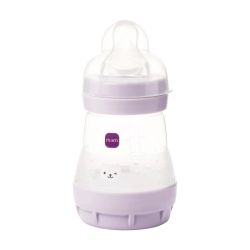 Mam Easy Start Biberon Anti Colique - Débit Lent - Âge 0+ - 160ml - Couleur : Lilas