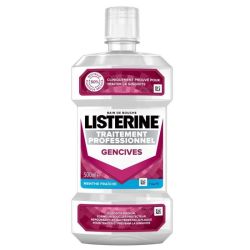 Listerine Menthe fraîche Traitement professionnel gencives 500 ml