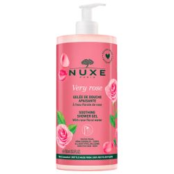 Nuxe Very Rose Gelée de Douche Apaisante - 750 ml - Nettoyage doux et parfum délicat