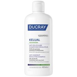 Ducray Kelual Squanorm Shampoing Traitant Régulateur Pellicules Grasses 400ml – Élimination des pellicules
