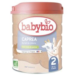 Babybio Caprea 2ème Âge au Lait de Chèvre Bio de 6 à 12 Mois