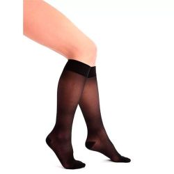 Thuasne Venoflex Secret Bas de Contention Femme Noir - Normal - Taille 3