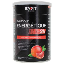 Eafit Énergie Boisson Énergétique -3h - Saveur : Orange Sanguine - Efforts Intensifs - 500 g