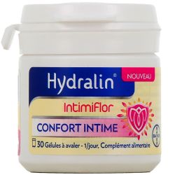 Hydralin Intimiflor - Confort Intime - Équilibre du Microbiote Vaginal - 30 gélules