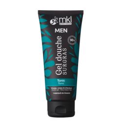 MKL Gel Douche Surgras Men Tonic - 200ml - Nettoyant tonique 3-en-1 aux notes boisées