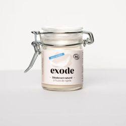 Exode Déodorant Baume Bio Peaux Sensibles à l'Huile de Nigelle 50g Sans Parfum – Efficacité 48h