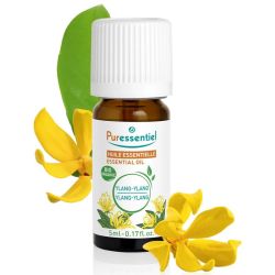 Puressentiel Huile Essentielle Ylang-Ylang Bio 5 ml – Relaxante nerveuse et sublimatrice capillaire