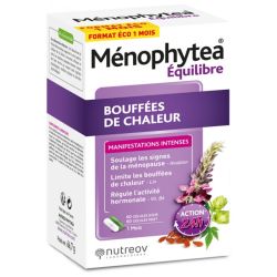 Nutreov Ménophytea Équilibre Bouffées de Chaleur 120 Gélules – Régulation hormonale et bien-être