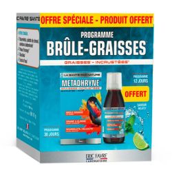 Eric Favre Metadhryne Programme Brûle Graisse 90 comprimés + 125ml OFFERT