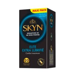 Manix Skyn Elite - Préservatifs Extra Lubrifiés - 20 Préservatifs