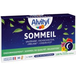 Alvityl Sommeil - 30 Comprimés - Endormissement, sommeil de qualité, relaxation