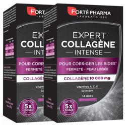 Forté Pharma Expert Collagène Intense - 2x14 sticks - Raffermit la peau et corrige les rides de l’intérieur