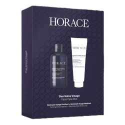 Horace Coffret - Nettoyant Purifiant 200ml + Hydratant Matifiant 75ml - Visage - Tous Types de Peaux