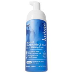 Krème Mousse Nettoyante 2-en-1 Bio 150ml – Détox et douceur