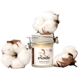 Exode Déodorant Baume Bio à l'Huile de Nigelle 50g Coton Floral – Efficacité 48h