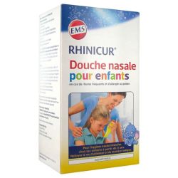 EMS Rhinicur Douche Nasale + Sel de Rinçage Nasal 4 sachets - Enfants - Congestions Nasale