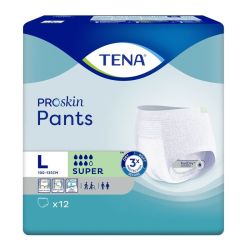 Tena Proskin Pants Sous-Vêtement Absorbant Super - Taille L - 12 Slips